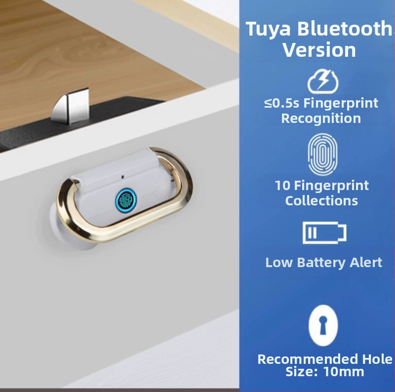 Tarpvalstybinė pirštų atspaudų stalčiaus spyna, metalinė paslėpta rankena, naktinio staliuko spyna, bylų spintelė, biuro baldų elektroninė spyna, pirštų atspaudų spyna