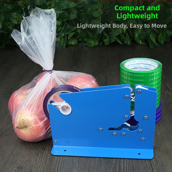 Plastikinių maišelių rišimo mašina, sutirštinta prekybos centro balinimo mašina, birių svėrimo zona, maisto prekių pirkinių maišelių galinių mašinų juostų sandarinimo mašina