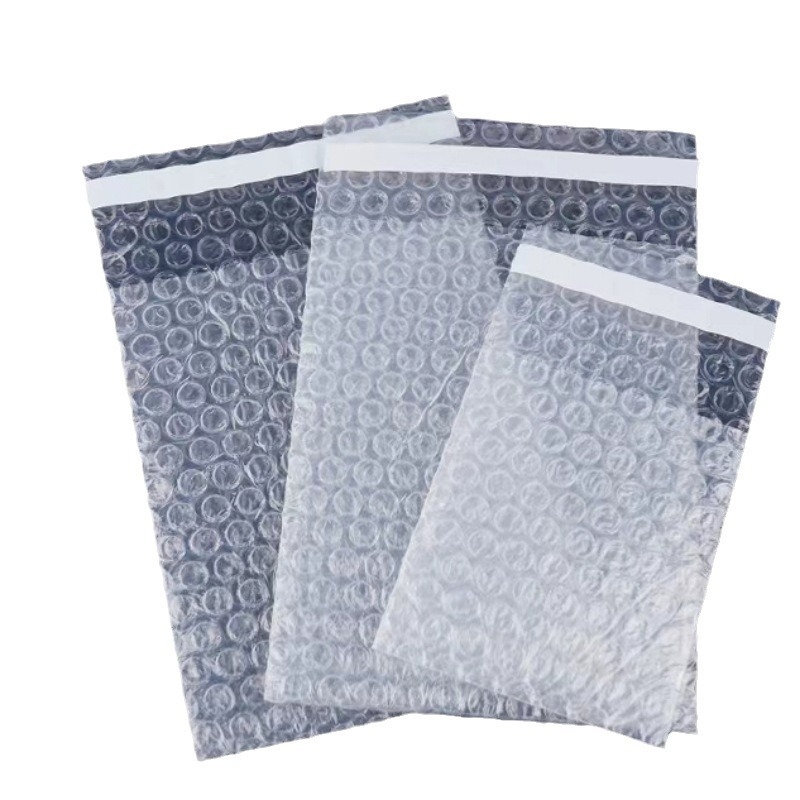 Чисто нов материал, логистична опаковка, балонна торбичка, еднослойна и двуслойна, удебелена, самозалепваща се, балонна опаковка, балонна торбичка, експресна балонна торбичка