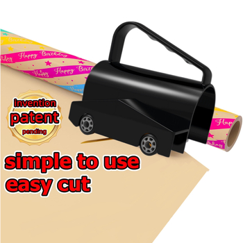 Pārrobežu 2024. gada jaunā jauninājuma Ziemassvētku ērts papīra griezēja iepakojuma dāvanu papīra griezēja cilindra papīra griezēja rīks