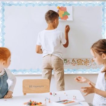 Hulgimüük 10m rulli pliiatsi-tahvlikleebiseid, dekoratiivsed toa äärisekleebised, käsitööna valminud dekoratiivkleebised