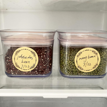 Üveg műanyag doboz fedele vízálló öntapadós kerek matrica kézírás kraftpapír öntapadós címke matrica