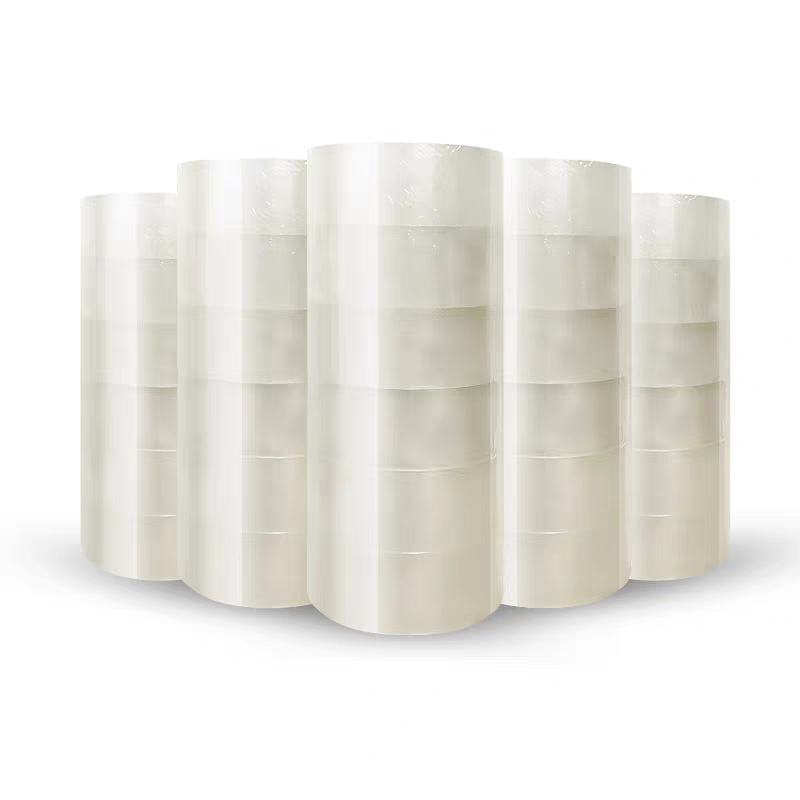 Didmeninė prekyba gamykloje, sandėlyje, skaidrios „Bopp“ pakuotės sandarinimo juosta, greita pakuotė, stipri lipni juosta, išpardavimas tarpvalstybiniu mastu.