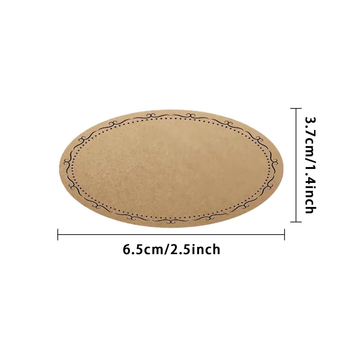 Piiriülene Uus laos Kraftpaberist tühi kirjutamis-, koogi-, küpsetamis- ja kinkemarker hoiukleebis