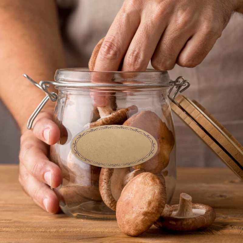 Piiriülene Uus laos Kraftpaberist tühi kirjutamis-, koogi-, küpsetamis- ja kinkemarker hoiukleebis