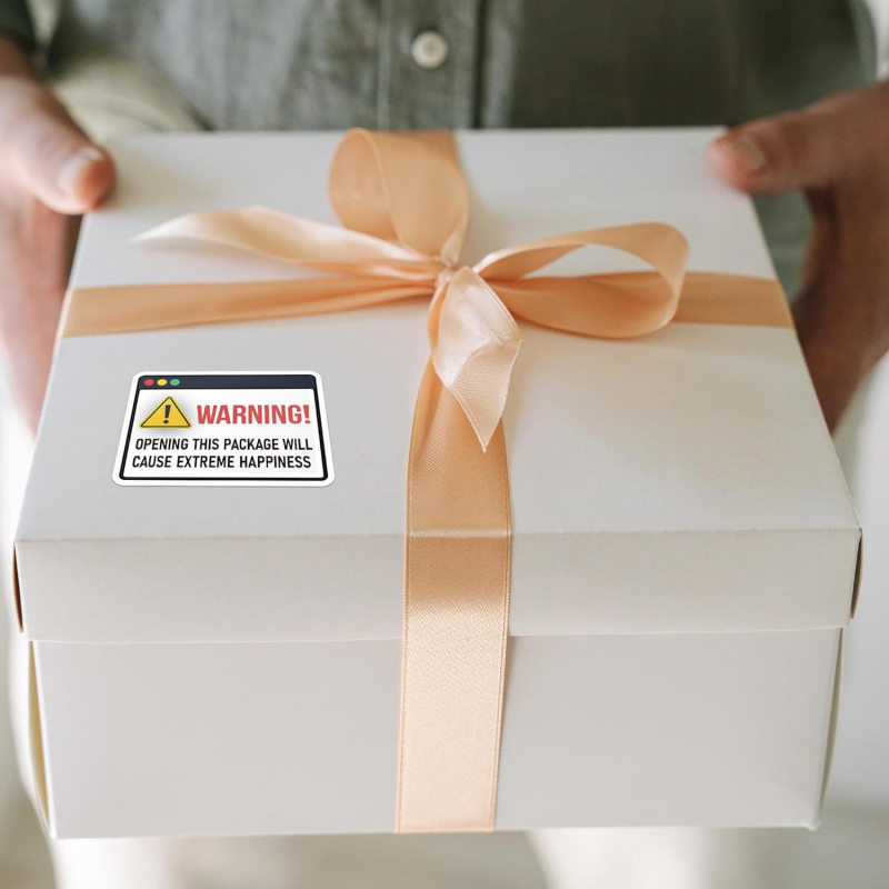 500 db/tekercs Cal ders Nyitva Ez Vezeti a Rendkívül Boldog Kis Vállalati Matricák Köszönöm Matricák