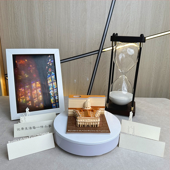 Püha Peetri katedraali 3D-stereomärkmepaberist nikerdatud lossi käsitsi rebitav märkmepaberi ärikingituse kaunistuse mudelmärkmepaberiga