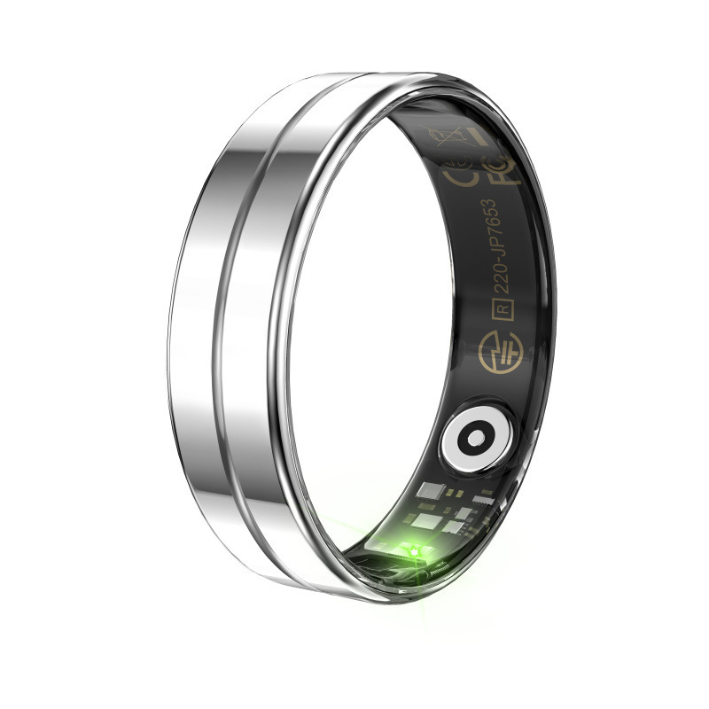 Jauns, pārrobežu R11 viedais gredzens, sirdsdarbības ātruma, asins skābekļa, miega, vingrinājumu soļu mērītājs, ūdensizturīgs foto Bluetooth gredzens