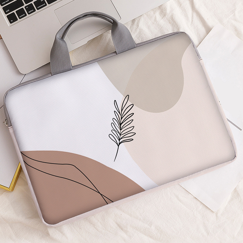 Žolės rašto nešiojamojo kompiuterio krepšys, apsauginis dėklas, kompiuterio įdėklas, 13, 14, 15 colių „iPad“ nešiojamojo kompiuterio krepšys