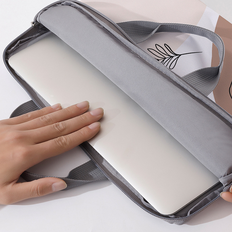 Žolės rašto nešiojamojo kompiuterio krepšys, apsauginis dėklas, kompiuterio įdėklas, 13, 14, 15 colių „iPad“ nešiojamojo kompiuterio krepšys