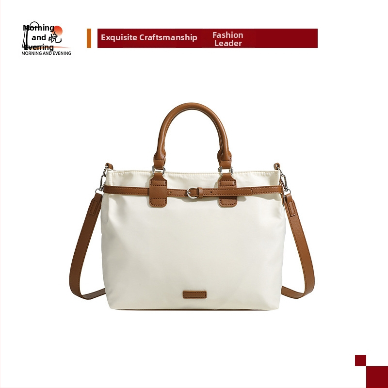 Kuprinė moterims 2025 m. Nauja aukštos klasės tekstūros nišinė didelės talpos nešiojamojo kompiuterio krepšys per petį