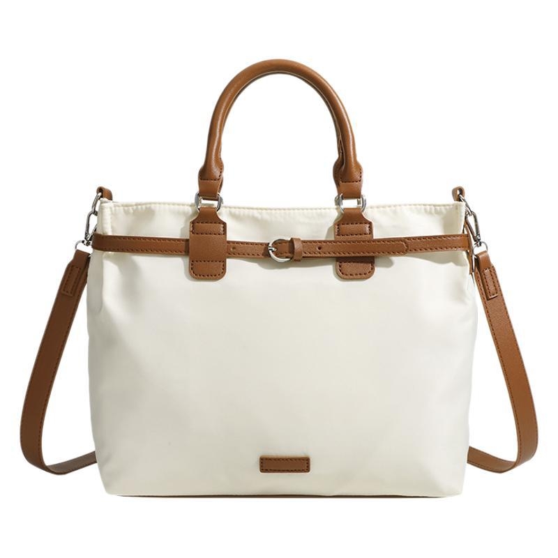 Kuprinė moterims 2025 m. Nauja aukštos klasės tekstūros nišinė didelės talpos nešiojamojo kompiuterio krepšys per petį