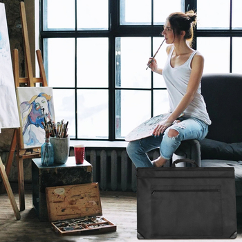 Kunstikombinatsiooniga käekott, maalimislaud, kunstiportfell, plakatiplaadi hoiukott, visandivihje kott