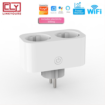 Lianduo Euroopa Saksa standard 16A mõõtmine Google Home Alaxa elekter nutikas konversioonipistikupesa wifi graffiti