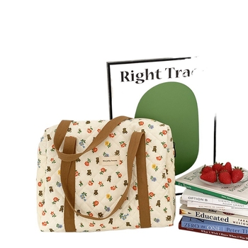 Aranyos graffiti gyerekes vödör táska japán stílusú táska kerek vödör pamut táska lányka táska uzsonnás táska őszi kirándulásra kis táska