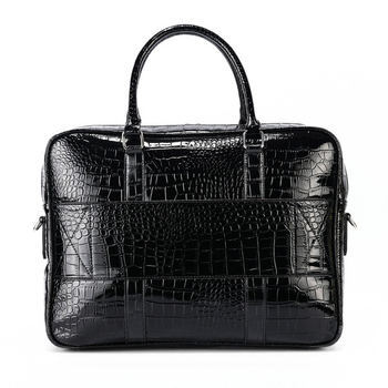 Модна чанта за компютър с крокодилски мотив, мъжка чанта, бизнес куфарче, проста чанта за пътуване