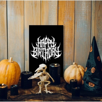 Uus Temu Amazoni sünnipäeva õnnitluskaart Halloweeni jõulude õnnitluskaart Õnnistuskaart Plahvatusohtlik hulgimüügi kohandamine