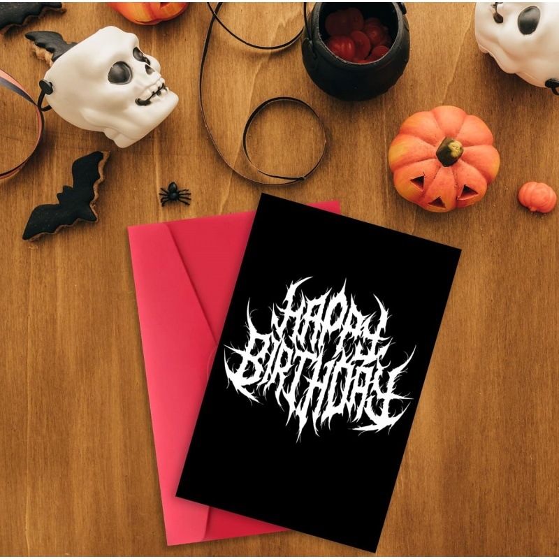 Uus Temu Amazoni sünnipäeva õnnitluskaart Halloweeni jõulude õnnitluskaart Õnnistuskaart Plahvatusohtlik hulgimüügi kohandamine