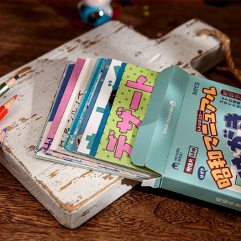 Σειρά εγχειριδίων Showa Καρτ ποστάλ σε κουτί, αναμνηστικές κάρτες αποφοίτησης φοιτητών, δημιουργικό υλικό, καρτ ποστάλ σε κουτί