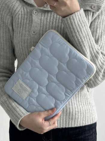 Korėjietiškas mielas debesų siuvinėtas iPad planšetinio kompiuterio krepšys, 11/13/15 colių, nešiojamojo kompiuterio kosmetikos krepšys.