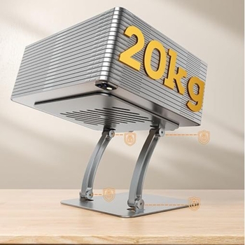 Idock Suport pliabil convenabil din aliaj de aluminiu pentru tabletă, suport pentru desktop pentru jocuri de pui, T84