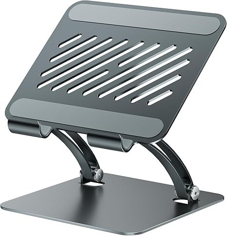 Idock Suport pliabil convenabil din aliaj de aluminiu pentru tabletă, suport pentru desktop pentru jocuri de pui, T84