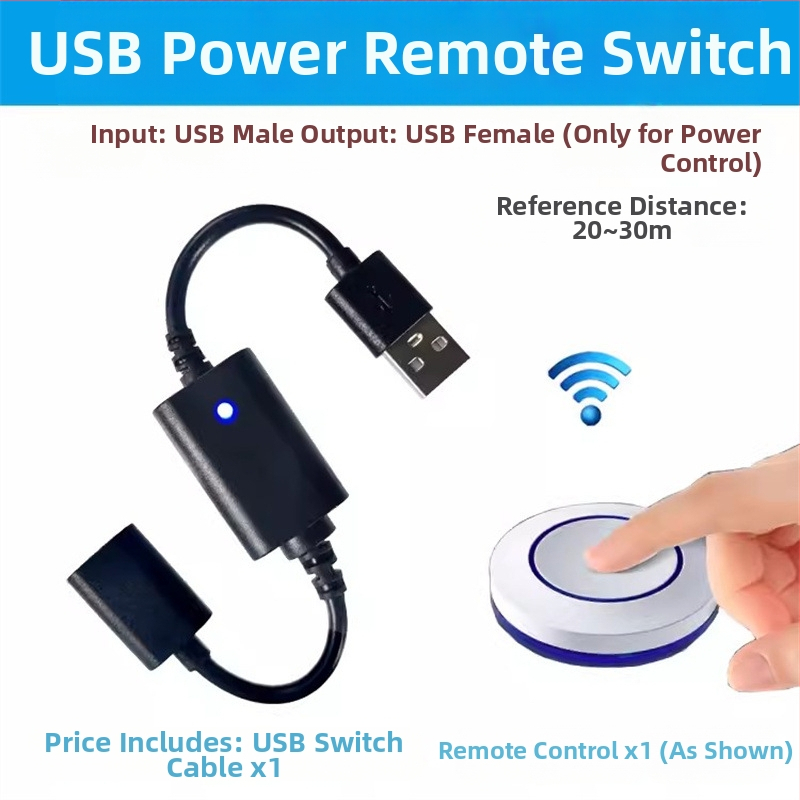 USB kaugjuhtimispuldi lüliti 5V öövalgusti ventilaator LED-tuled valgusribaga toiteallikas juhuslike kleebistega laadimine aare traadita juhtimisliin