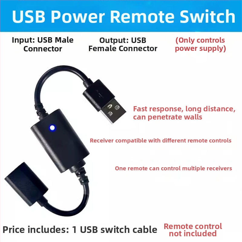 USB nuotolinio valdymo jungiklis, 5 V naktinė lemputė, ventiliatorius, LED lemputės su šviesos juosta, maitinimo šaltinis, atsitiktiniai lipdukai, įkrovimas, lobių belaidė valdymo linija