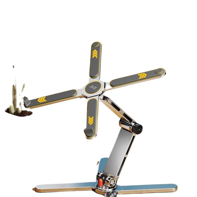 Sülearvuti U8 alus 360° pöörlev lauaarvuti riputatud kronstein jahutav kokkupandav alumiiniumsulamist kaasaskantav