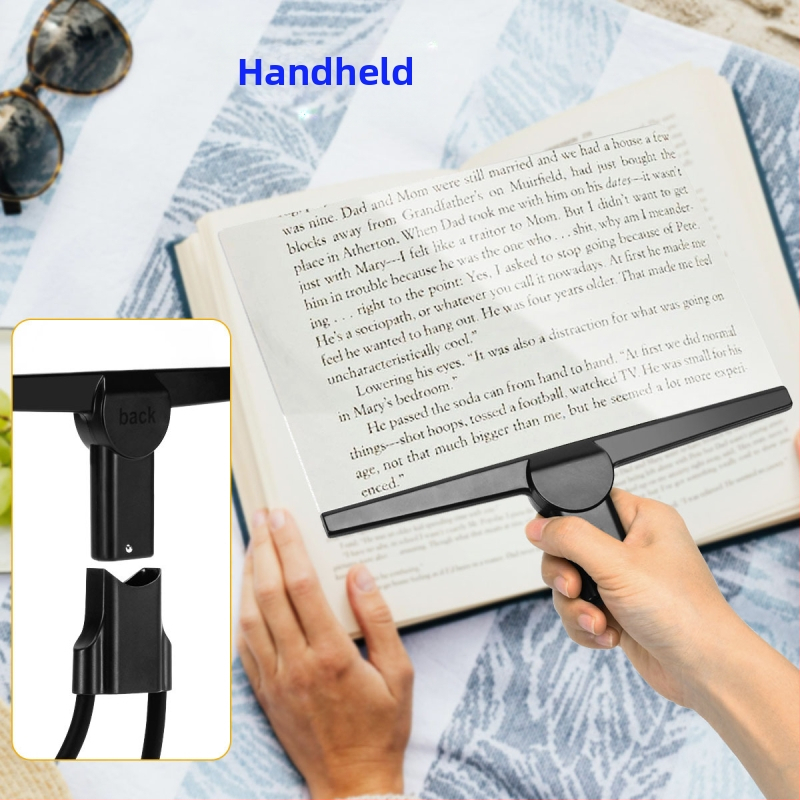 Специална лупа за възрастни хора без ръце за четене на книги и вестници, прозрачна и недеформираща се, лека лупа с висока разделителна способност за окачване на врата.