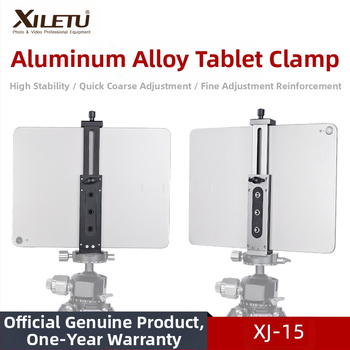Xyloto XJ15 изцяло метална стойка за таблет, фотография, универсална настолна стойка за мобилен телефон, щипка за фиксиране на предавания на живо