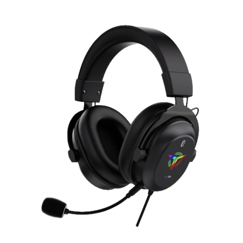 Naujos tarpvalstybinės RGB žaidimų ausinės su mikrofonu, laidiniu kompiuteriu ir ilgalaikiu dėvėjimu, nepakenks tiesioginiams gamykliniams pardavimams.