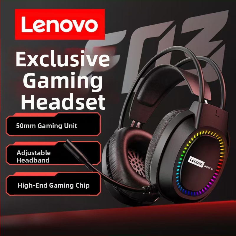 Lenovo E03Services Számítógépes Headset Headset USB Asztali Számítógép Notebook Csirke Internet Kávézó E-Sport Játék