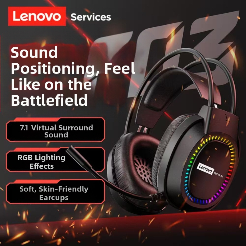 Lenovo E03Services Számítógépes Headset Headset USB Asztali Számítógép Notebook Csirke Internet Kávézó E-Sport Játék