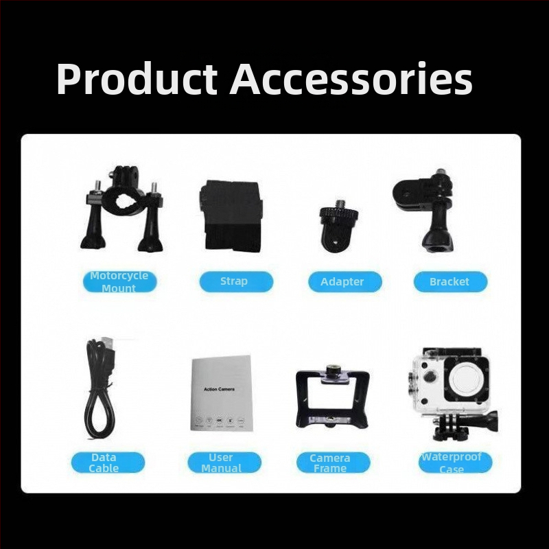 X9G standard felbontású, wifi sportkamerával, távirányítóval, búvárkodáshoz, rázkódásgátlóval, vízálló, nagy felbontású utazó kerékpáros sisakkal, fotókhoz