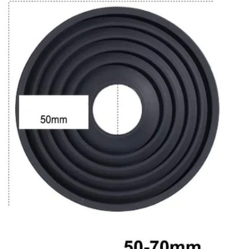 Sobib peegelkaamera objektiivivarjukile, klaasist silikoonkatetele, 50–70 mm ja 70–90 mm