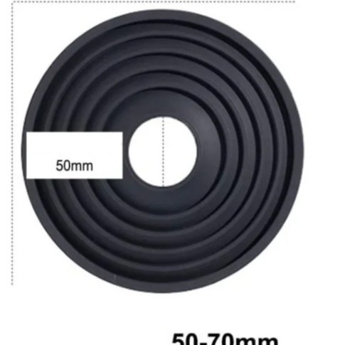 Sobib peegelkaamera objektiivivarjukile, klaasist silikoonkatetele, 50–70 mm ja 70–90 mm