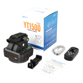 ZIFON mobilā tālruņa panorāmas novērošanas panorāmas-noliekšanas 360 elektriskais panorāmas-noliekšanas galda mobilā tālruņa stabilizators YT-1500pro