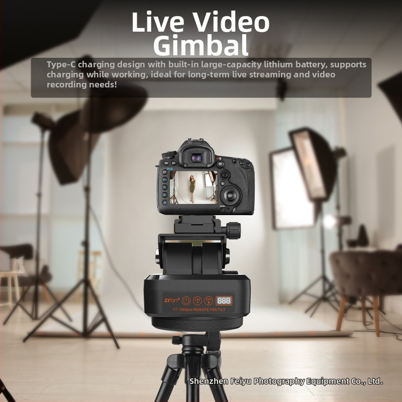 ZIFON мобилен телефон панорамен последващ панорамен 360 електрически панорамен стабилизатор за настолен мобилен телефон YT-1500pro