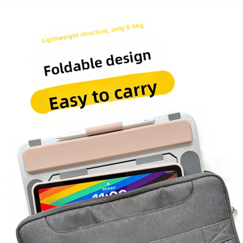 Kaasaskantav professionaalne maalimistableti alus randmetugedega, reguleeritava nurga all alumiiniumsulamist iPadi lauaarvuti alusele