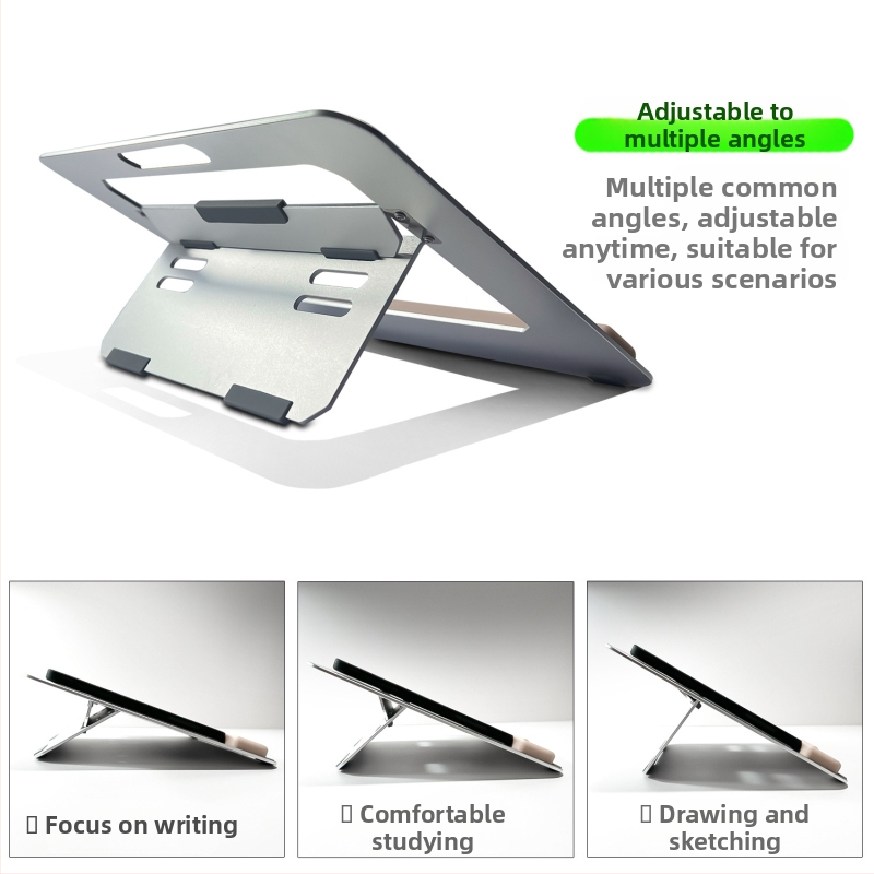 Преносима професионална стойка за таблет за рисуване с регулируем ъгъл на поставка за китката от алуминиева сплав за настолна стойка за iPad