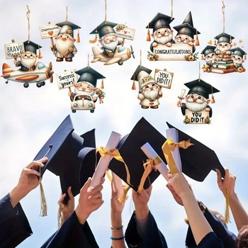 Νέα 36η καλοκαιρινή σεζόν αποφοίτησης νάνος ξύλινη κρεμαστή διακόσμηση ξωτικού είδη καλοκαιρινού πάρτι διακοσμήσεις σπιτιού