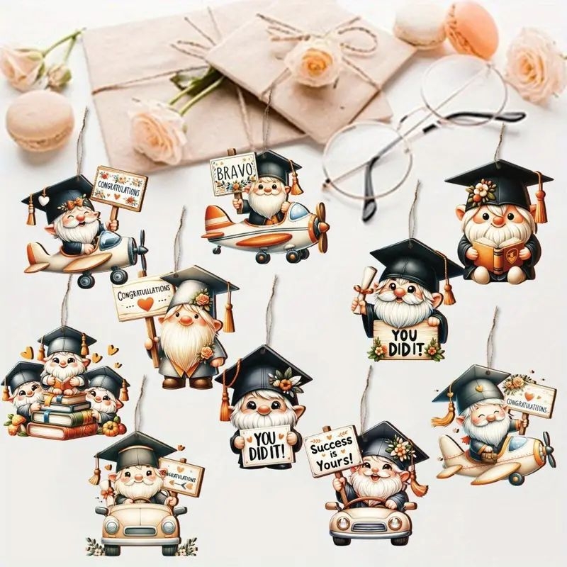 Új 36 nyári ballagási szezon törpe fa függő manó dekoráció nyári parti kellékek otthoni dekorációk