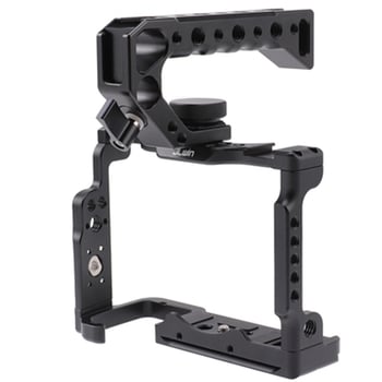 Kaameraküüliku puur Sony a7m4 peegelkaamerale Micro ühe kaamera lisatarvikud Video laiendus Vertikaalne A7M4 kaamerakomplekt