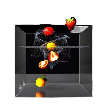 Akrila dziļūdens un sekla ūdens tvertnes ūdens baseina šaušanas aksesuāri augstas izšķirtspējas caurspīdīga zemūdens piekares testa kaste