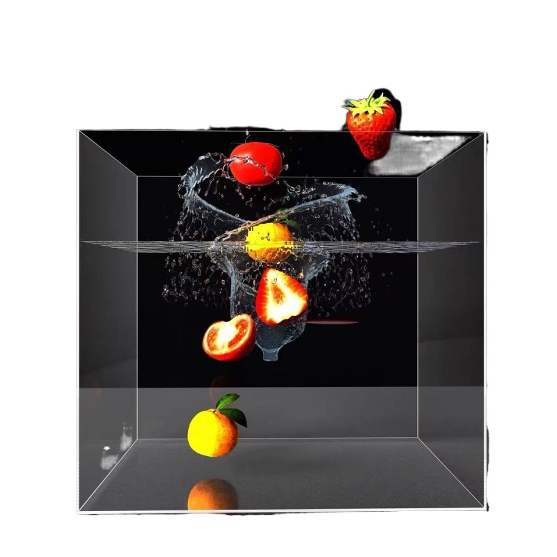 Akrila dziļūdens un sekla ūdens tvertnes ūdens baseina šaušanas aksesuāri augstas izšķirtspējas caurspīdīga zemūdens piekares testa kaste