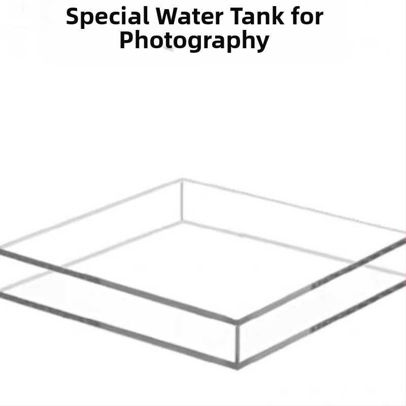 Akrila dziļūdens un sekla ūdens tvertnes ūdens baseina šaušanas aksesuāri augstas izšķirtspējas caurspīdīga zemūdens piekares testa kaste