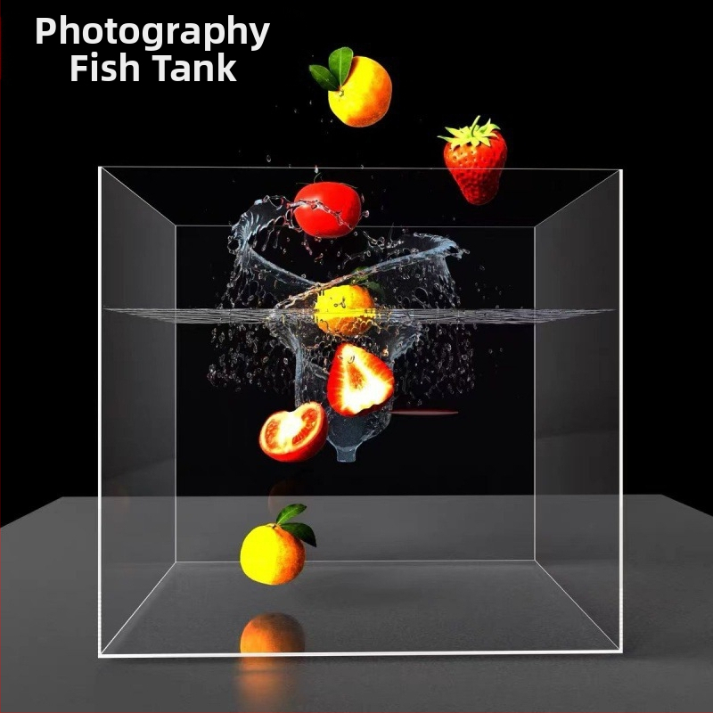Akrila dziļūdens un sekla ūdens tvertnes ūdens baseina šaušanas aksesuāri augstas izšķirtspējas caurspīdīga zemūdens piekares testa kaste