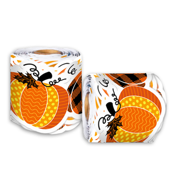 JT071 Amazonase kõrvitsa sügisene tänupühade tahvli klaasist pagasirulli liimkaunistused