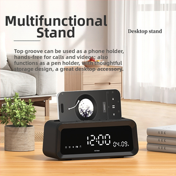 Piiriülese allika tehase K3 kella äratuskell Bluetooth kõlar juhtmevaba bass uus loominguline ekraan arvuti heli